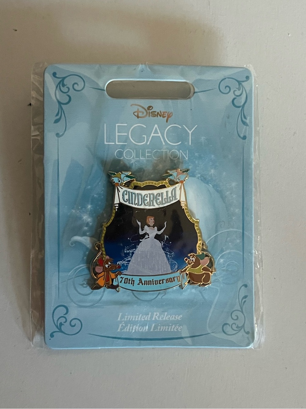 Disney Legacy Collection Cinderella 70th Anniversary Enamel Pin